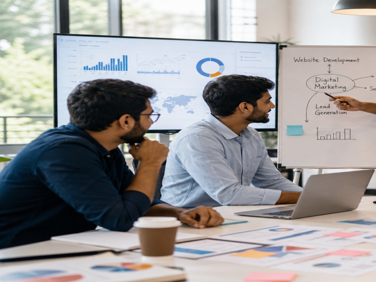 Website wireframe and development planning
