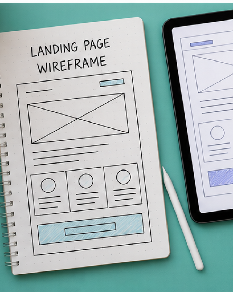 Landing Page Wireframe